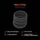 Набір ерекційних кілець - Erospace Men’s Play Set Of 3 Cock Rings B9