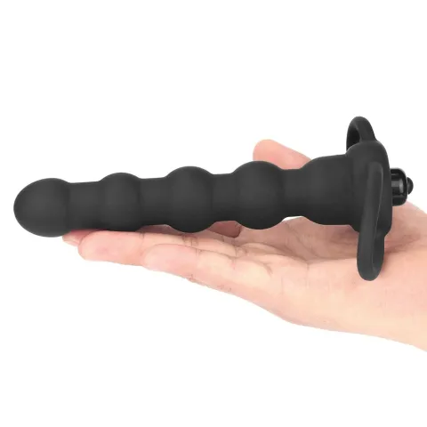 Насадка для подвійного проникнення - Anal Indulgence Collection Vibrating Rock Balled Double Prober