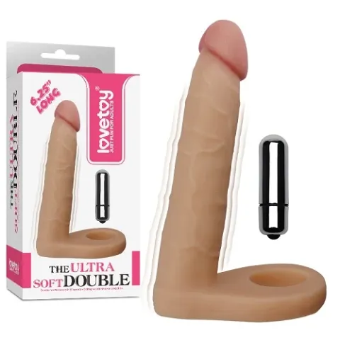 Насадка для подвійного проникнення - The Ultra Soft Double Vibrating 6.25 