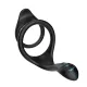 Насадка на член - B-Series Joy Tail Cock Ring Stay Hard, чорна