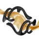 Насадка на член - B-Series Joy Tail Cock Ring Stay Hard, чорна