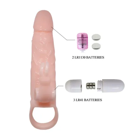 Насадка на член - Brave Man Vibrating Penis Sleeve 5,91