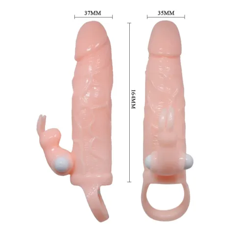 Насадка на член - Brave Man Vibrating Penis Sleeve 5,91