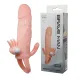 Насадка на член - Brave Man Vibrating Penis Sleeve Flesh