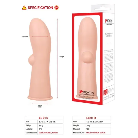 Насадка на пенис Kokos Extreme Sleeve ES.01, размер M