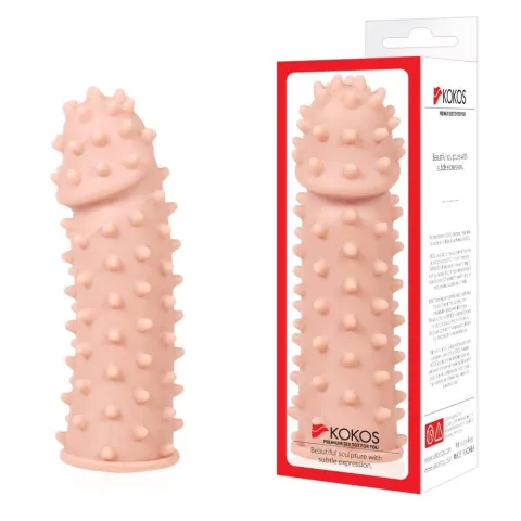 Насадка на пенис Kokos Extreme Sleeve ES.03, размер S, утолщающая, со стимулирующим рельефом
