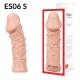 Насадка на пенис Kokos Extreme Sleeve ES.06, размер S, утолщающая, со стимулирующим рельефом
