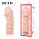 Насадка на пенис Kokos Extreme Sleeve ES.11, размер M, утолщающая, со стимулирующим рельефом