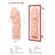 Насадка на пенис Kokos Extreme Sleeve ES.11, размер M, утолщающая, со стимулирующим рельефом