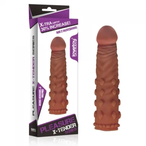 Насадка на пенис — Pleasure X-Tender Penis Sleeve Add 2