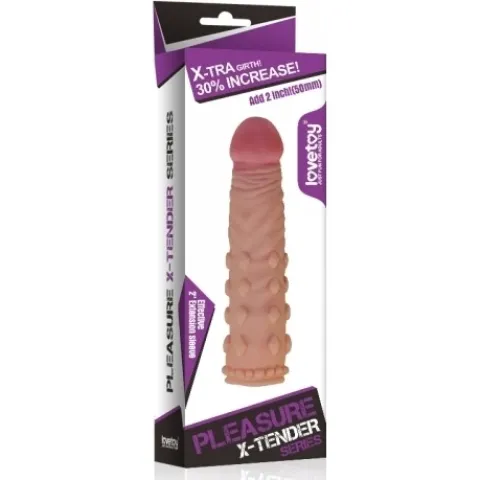Насадка на пенис — Pleasure X-Tender Penis Sleeve Add 2