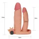 Насадка на член - Pleasure X-Tender Vibrating Double Penis Sleeve Add 1