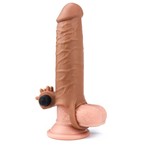 Насадка на член - Pleasure X-Tender Vibrating Penis Sleeve Add 2