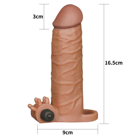 Насадка на член - Pleasure X-Tender Vibrating Penis Sleeve Add 2