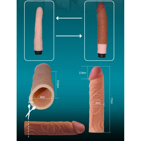 Насадка на пенис — Pleasure X-Tender Penis Sleeve Add 1