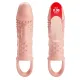 Насадка на член - Pretty Love Cecelia Vibrating Penis Sleeve Flesh