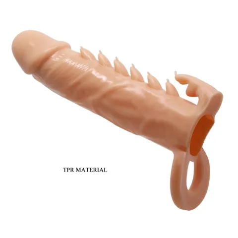 Насадка на пенис — Pretty Love Emmitt Penis Sleeve Flesh