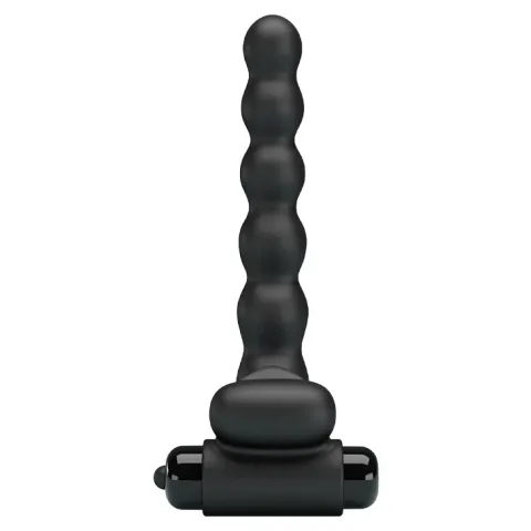 Кольцо-насадка для двойного проникновения — Pretty Love Hercules Penis Sheath III Black