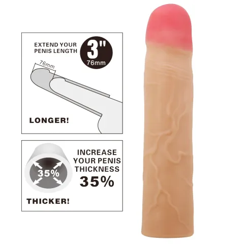 Насадка на член - Pretty Love Kylian Penis Extender +3