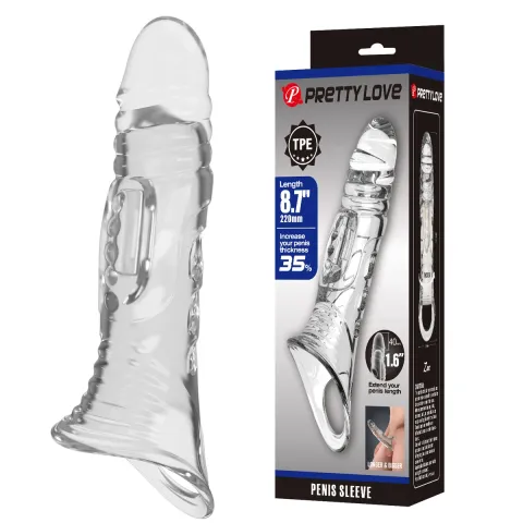 Насадка на пенис — Pretty Love Penis Sleeve 8,7