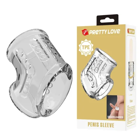 Насадка на пенис — Pretty Love Penis Sleeve Clear