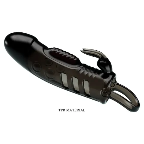 Насадка на член - Pretty Love Sloane Vibrating Penis Sleeve Black