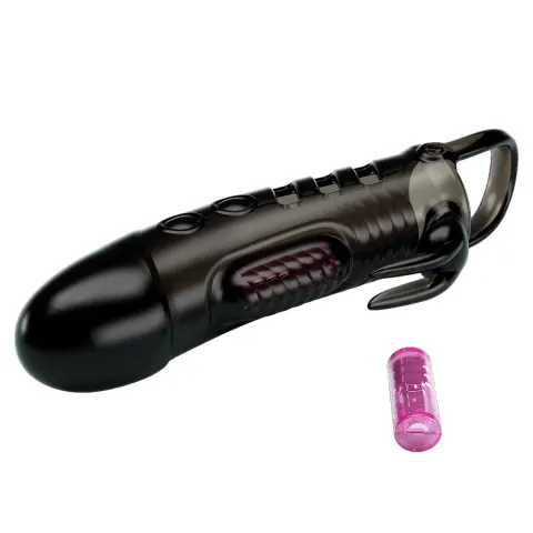 Насадка на член - Pretty Love Sloane Vibrating Penis Sleeve Black