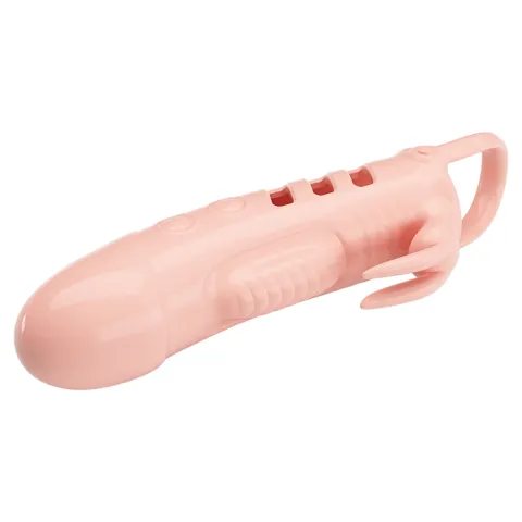 Насадка на член - Pretty Love Sloane Vibrating Penis Sleeve Flesh