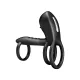 Насадка на пенис — Pretty Love Vibrating Penis Sling Jammy Black