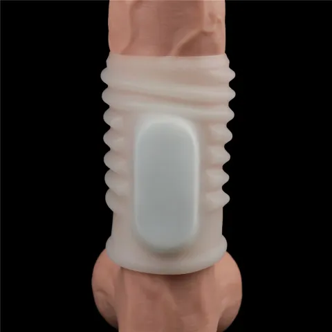 Насадка на член - Vibrating Spiral Knights Ring White