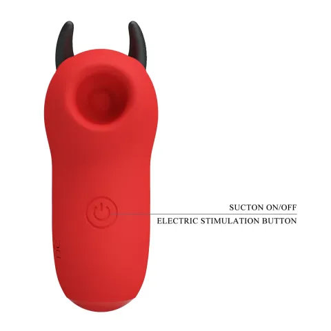 Вакуумний вібростимулятор - Pretty Love Magic Devil Stimulator Red