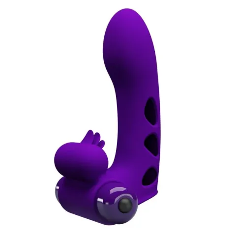 Насадка на палець - Pretty Love Orlando Honey Finger Vibrator Purple