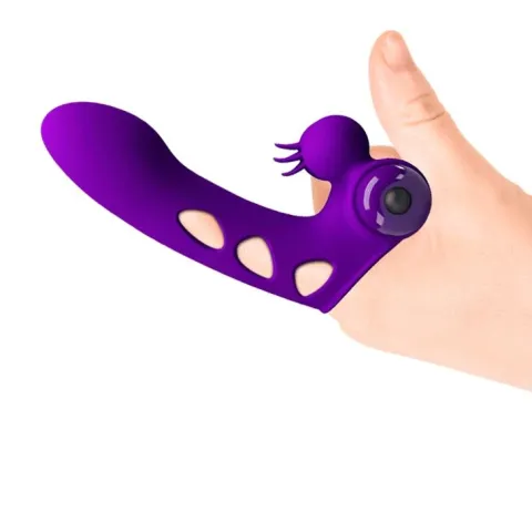 Насадка на палець - Pretty Love Orlando Honey Finger Vibrator Purple