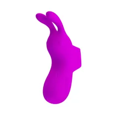 Насадка на палець з вібрацією - Pretty Love Finger Bunny, фіолетова