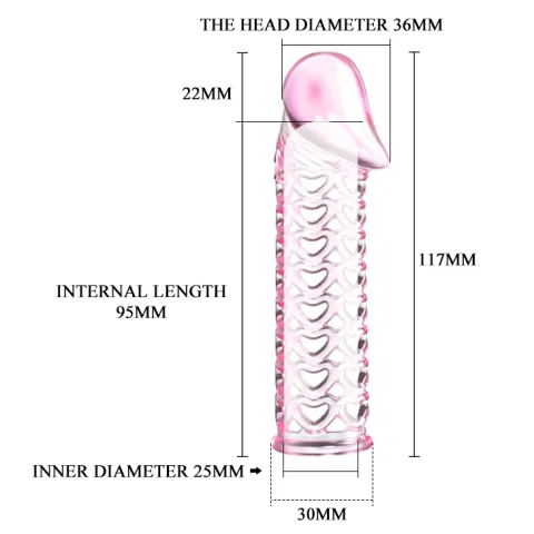 Насадка на член - Male-Wear Net Sleeve Pink