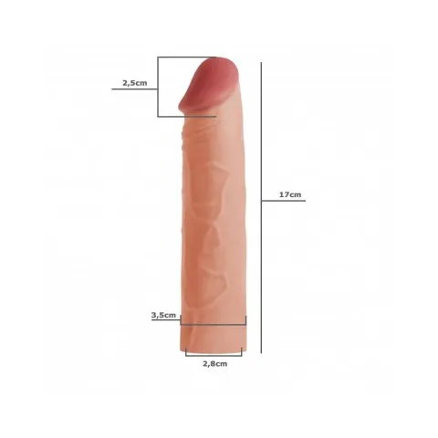Насадка на пенис — Pleasure X-Tender Penis Sleeve Add 1