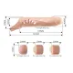 Насадка  на пеніс PRETTY LOVE PENIS SLEEVE, TPE,3 removeable 1 inch extenders