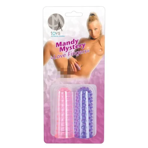 Насадки на палець - Mandy Mystery Love Fingers, 2 шт.