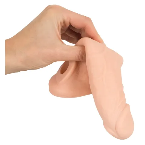 Удлиняющая насадка — Nature Skin Penis Sleeve With Extension