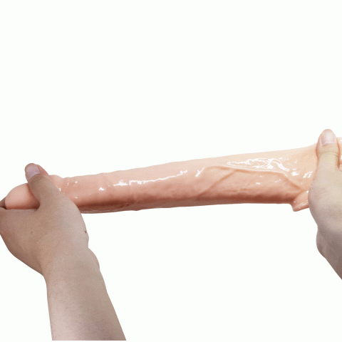Подовжуюча насадка на член - Pretty Love Extension Penis Sleeve Flesh, 26 см
