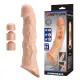 Подовжуюча насадка на член - Pretty Love Extension Penis Sleeve Flesh, 28 см