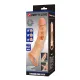 Подовжуюча насадка на член - Pretty Love Extension Penis Sleeve Flesh, 28 см