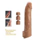 Подовжуюча насадка на член - Pretty Love Extension Penis Sleeve Latin, 26 см