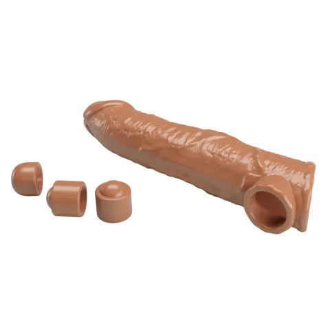 Подовжуюча насадка на член - Pretty Love Extension Penis Sleeve Latin, 26 см