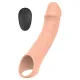 Удлиняющая насадка на пенис с вибрацией и пультом управления — Vibrating Extension
