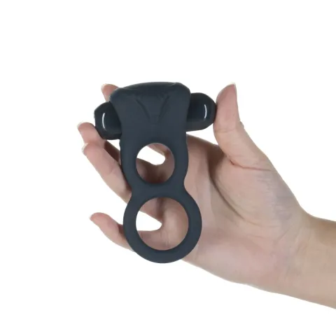 Двойное эрекционное кольцо с вибрацией Lux Active-Triad — Vibrating Dual Cock Ring, пульт ДК