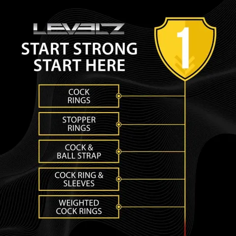 Потрійне ерекційне кільце - LEVELZ Triple Ring, силіконове