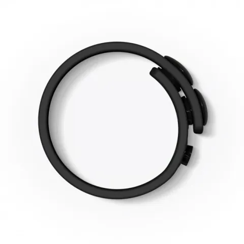 Регулируемое кольцо для эрекции с Love To Love HERO RING BUTTONS - ЧЁРНЫЙ ОНИКС