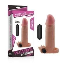 Насадка на член - Pleasure X-Tender Vibrating Penis Sleeve Add 2