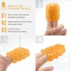 Унісекс-стимулятор Tenga UNI Amethyst, фіолетовий, візерунок у вигляді рельєфних квадратів, лубрикант у комплекті